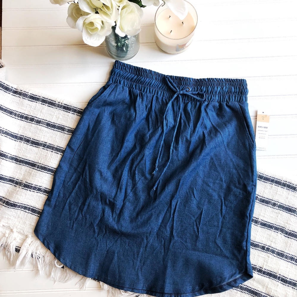 Agnes & Dora Chambray Skirt